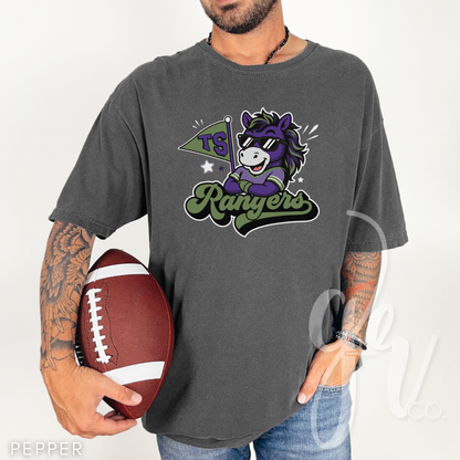 Rangers Varsity Mascot (Tees+Sweatshirts)