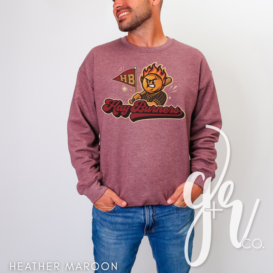 Hay Burners Varsity Mascot (Tees+Sweatshirts)