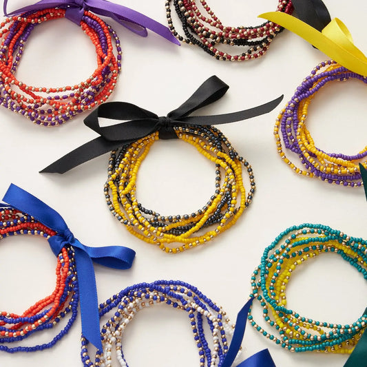 Sample School Spirit Bracelet Stacks