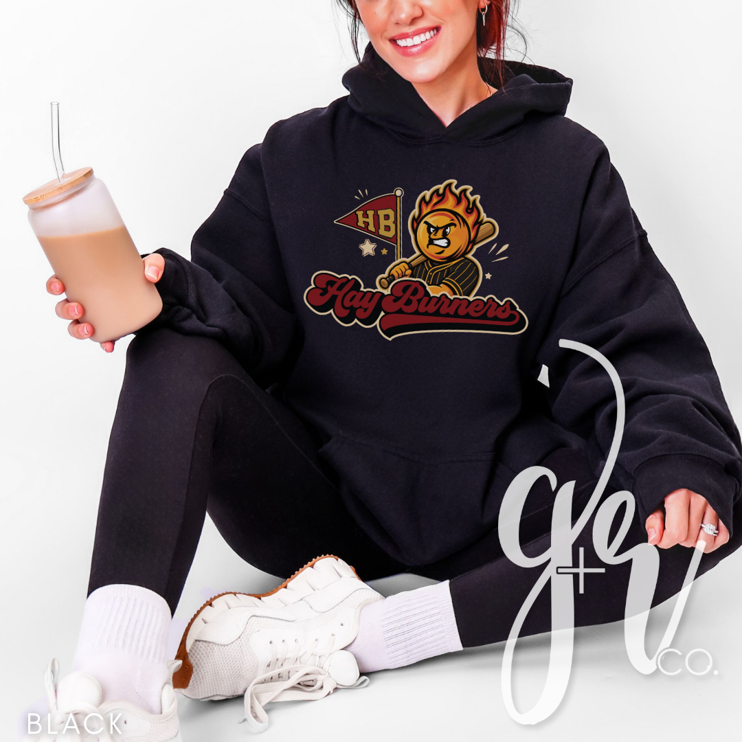Hay Burners Varsity Mascot (Tees+Sweatshirts)