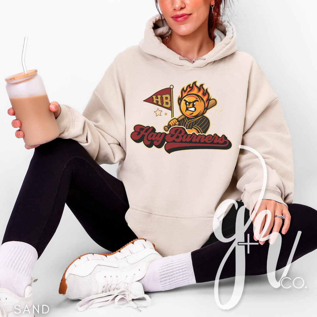 Hay Burners Varsity Mascot (Tees+Sweatshirts)