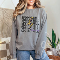 Leopard Bolt Broncos (Tees+Sweatshirts)