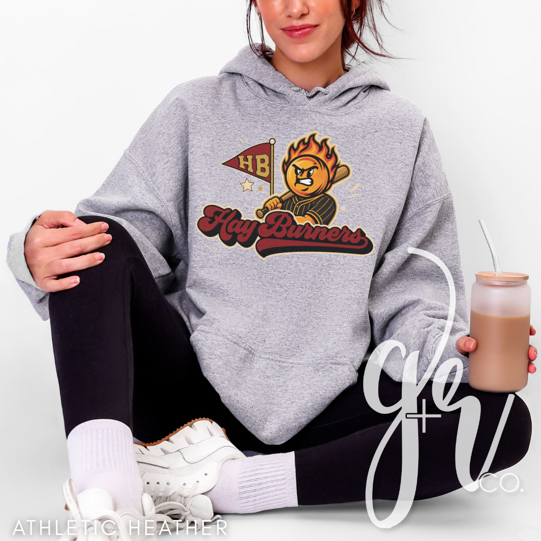 Hay Burners Varsity Mascot (Tees+Sweatshirts)