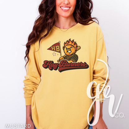 Hay Burners Varsity Mascot (Tees+Sweatshirts)