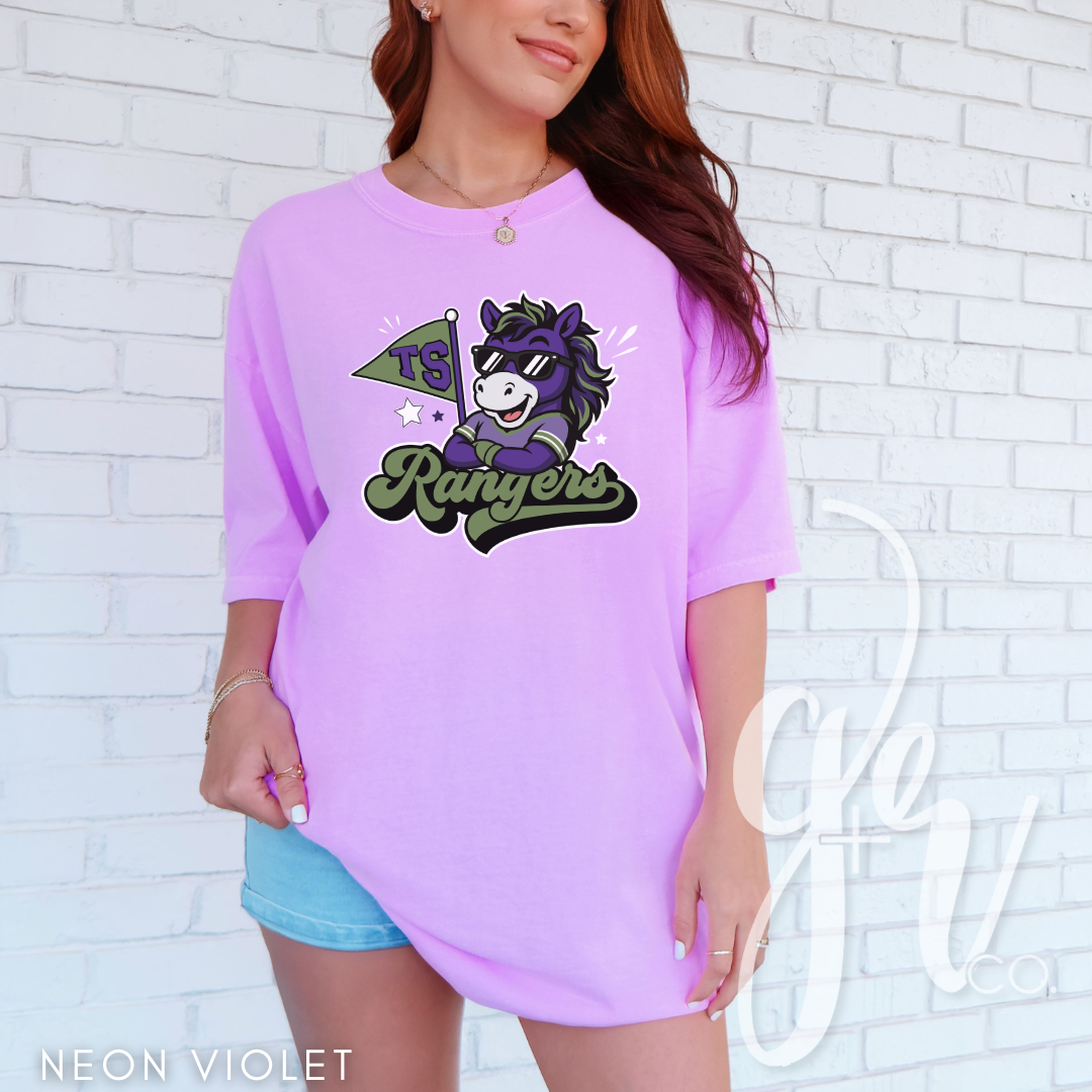Rangers Varsity Mascot (Tees+Sweatshirts)