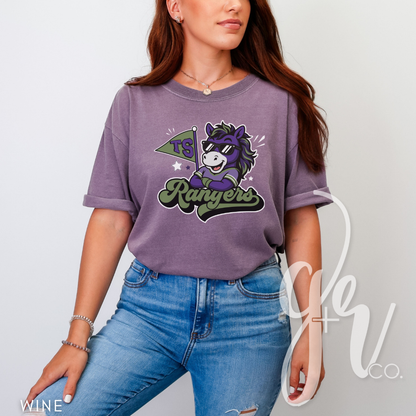 Rangers Varsity Mascot (Tees+Sweatshirts)