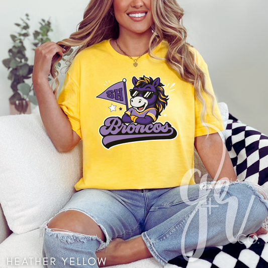Broncos Varsity Mascot (Tees+Sweatshirts) (TSES)