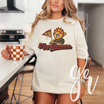 Hay Burners Varsity Mascot (Tees+Sweatshirts)