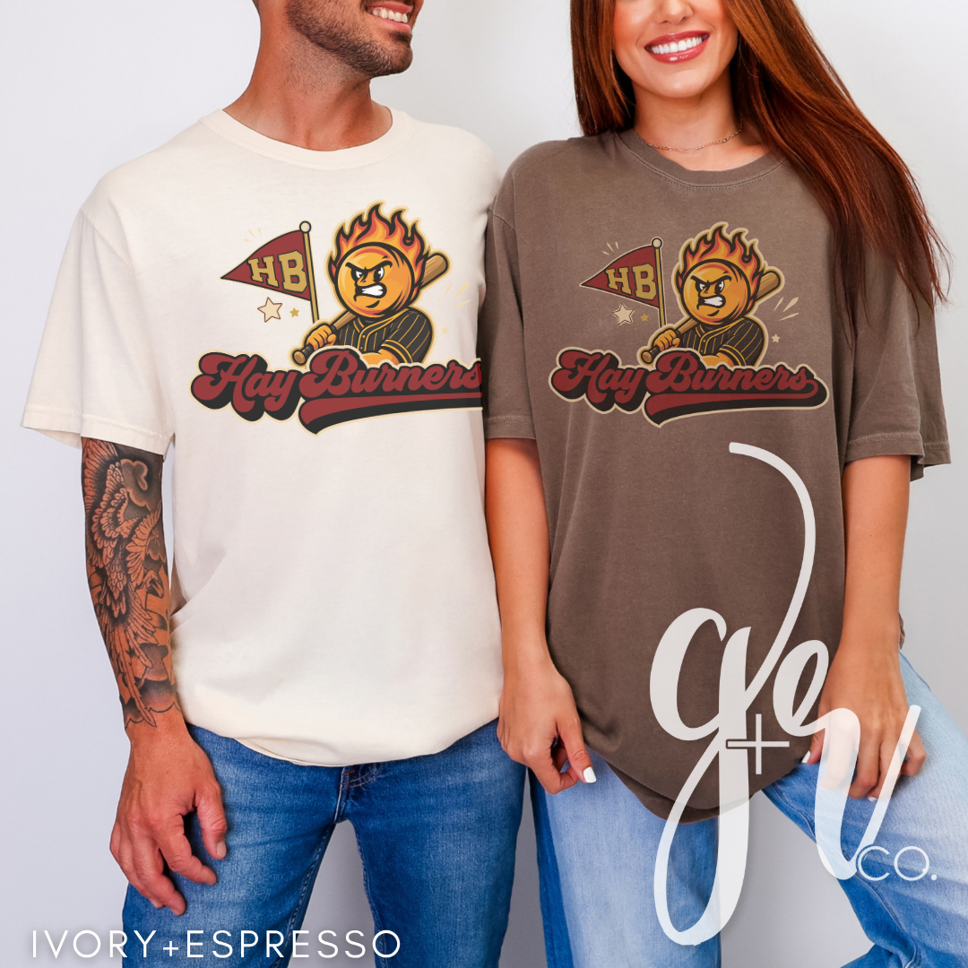 Hay Burners Varsity Mascot (Tees+Sweatshirts)