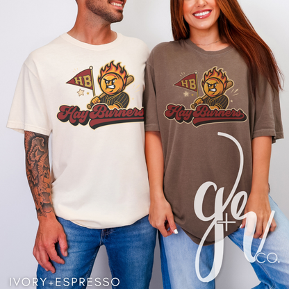 Hay Burners Varsity Mascot (Tees+Sweatshirts)
