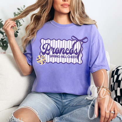 Spring Hill Cheer Bow (Tees+Sweatshirts)