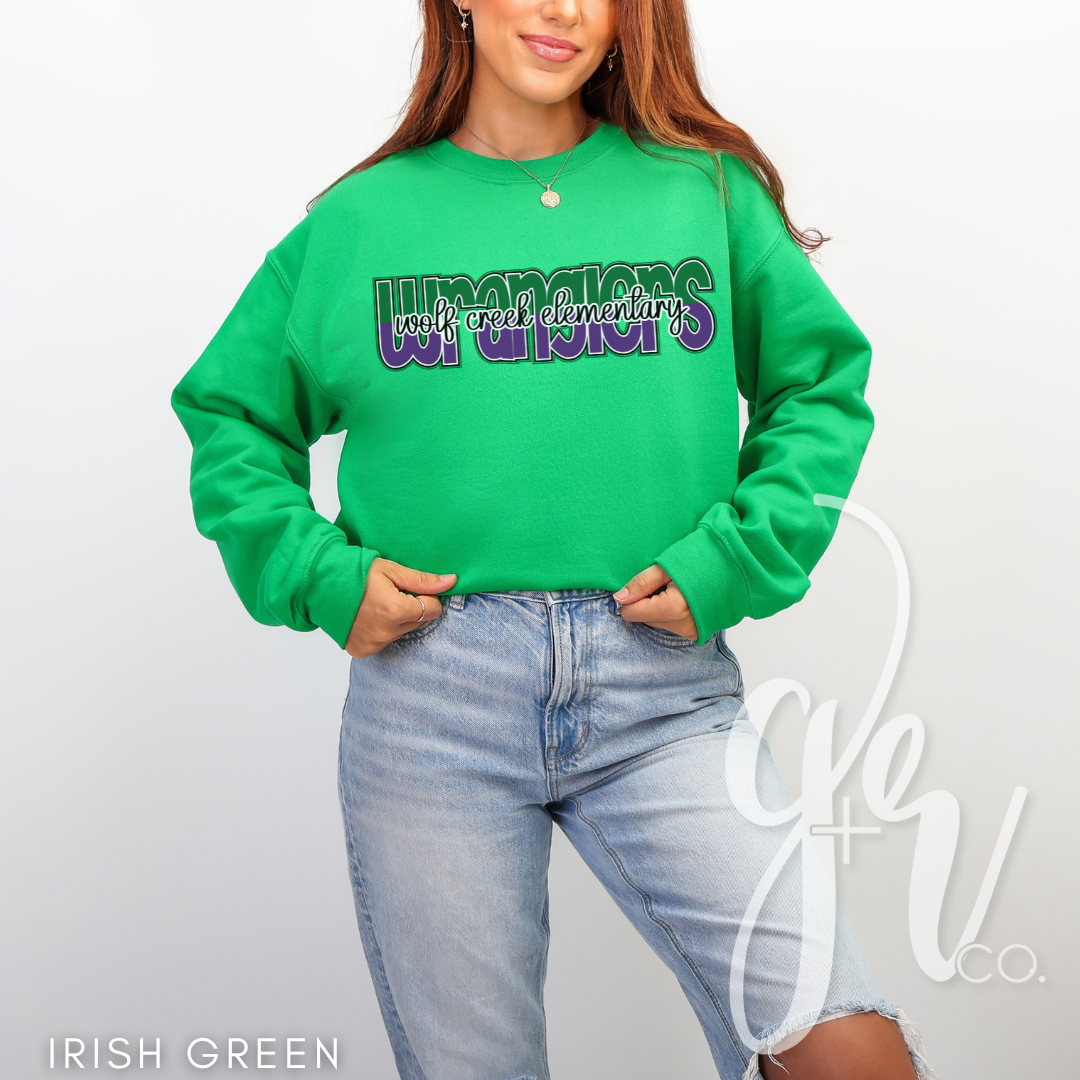 WCES Split Color (Tees+Sweatshirts)