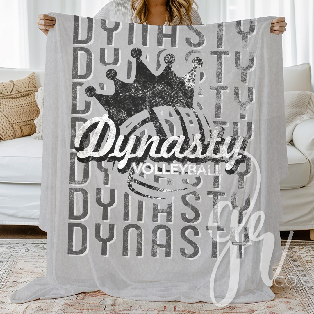 Dynasty Volleyball Sweatshirt Blankets