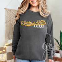 Custom Name Baseball Script (Tees+Sweatshirts)