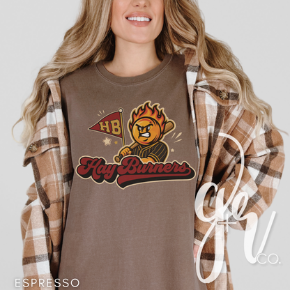 Hay Burners Varsity Mascot (Tees+Sweatshirts)