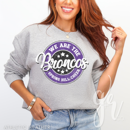 We Are the Broncos Cheer (Tees+Sweatshirts)