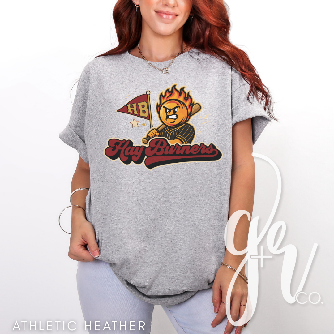 Hay Burners Varsity Mascot (Tees+Sweatshirts)
