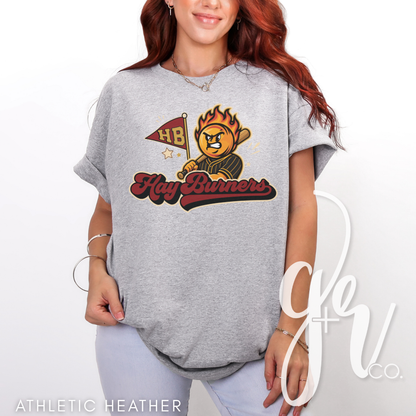 Hay Burners Varsity Mascot (Tees+Sweatshirts)
