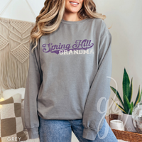 Custom Name Baseball Script (Tees+Sweatshirts)
