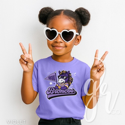 Broncos Varsity Mascot (Tees+Sweatshirts) (TSES)
