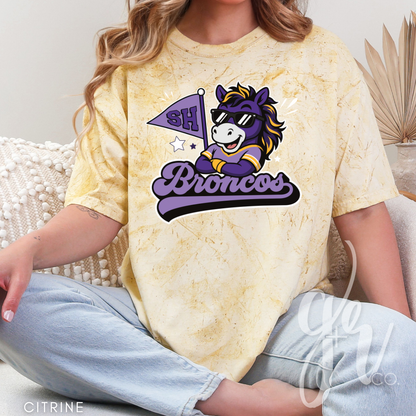 Broncos Varsity Mascot (Tees+Sweatshirts) (TSES)