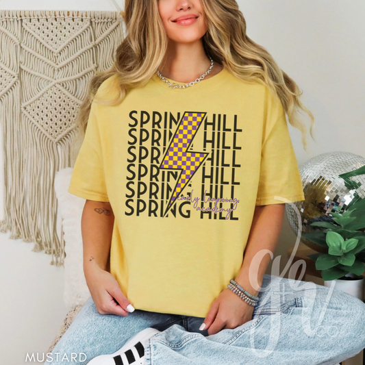 Checkered Bolt SHELA (Tees+Sweatshirts)