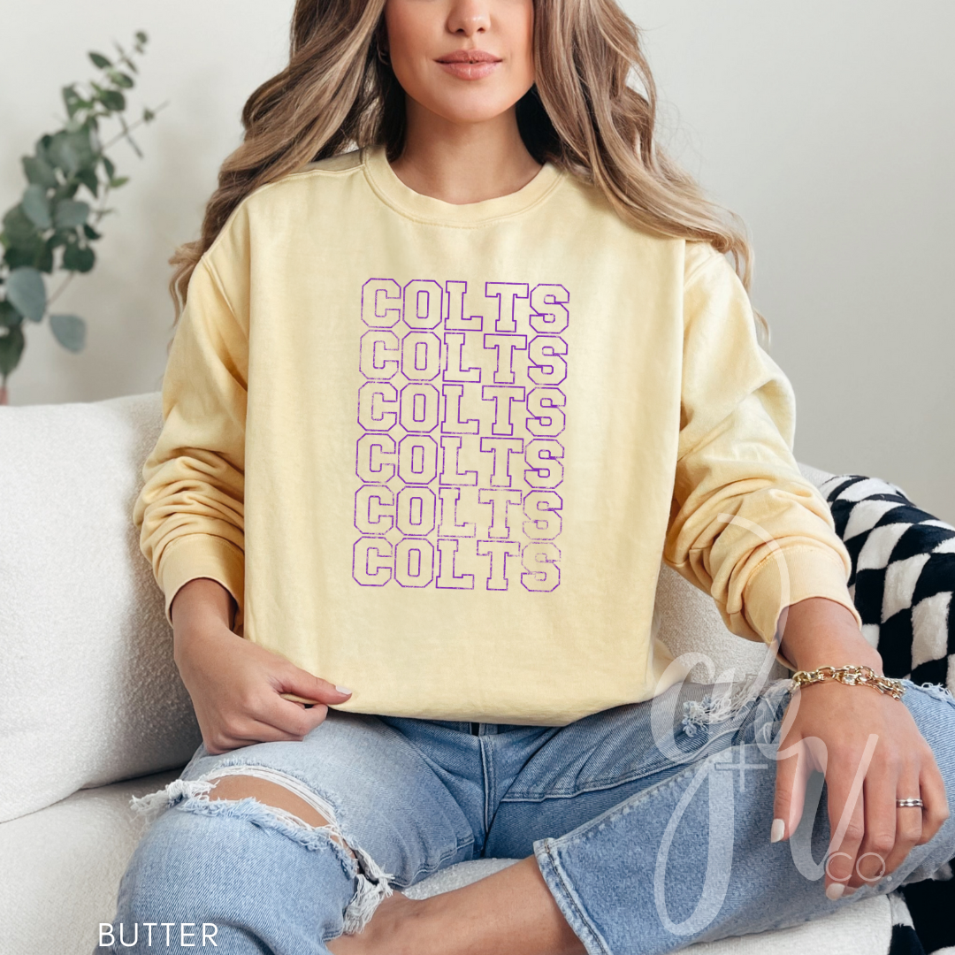 SH Varsity Mascots - Colts or Broncos (Tees+Sweatshirts)