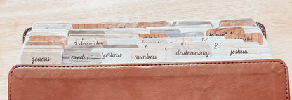 Bible Tabs - Wood Grain
