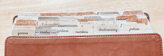 Bible Tabs - Wood Grain