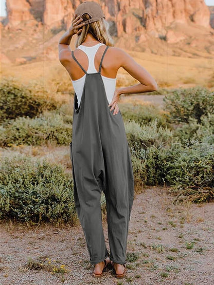 Wide Leg Overalls