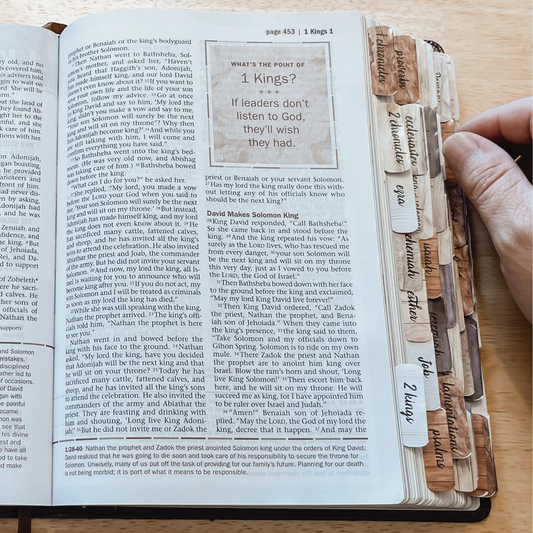 Bible Tabs - Wood Grain