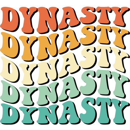 Custom Design - Dynasty Wave Text