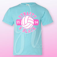 Dynasty 9 Black Team Tees
