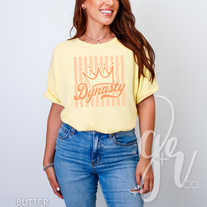 Dynasty Stripe+Crown - Spirit Wear (Tees+Sweatshirts)