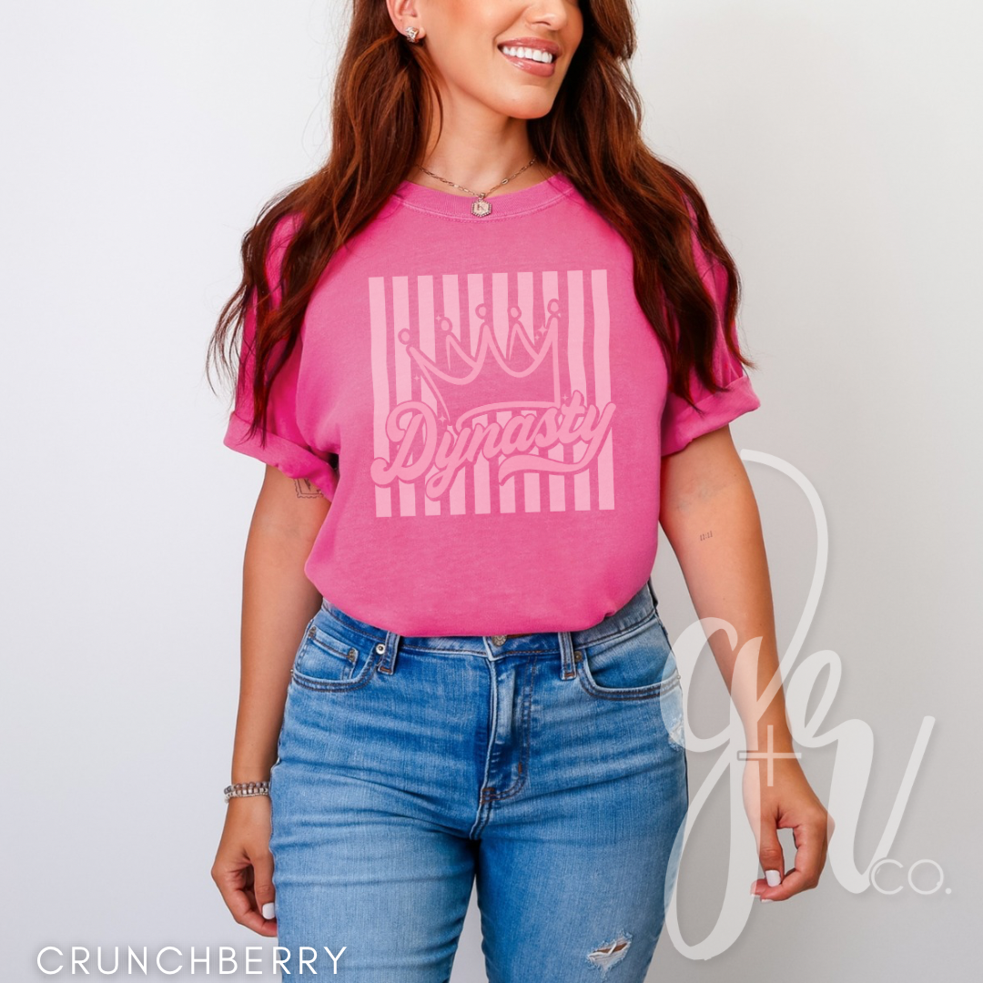 Dynasty Stripe+Crown - Spirit Wear (Tees+Sweatshirts)