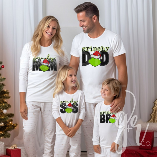 Family Tees | Faux Chenille/Sequins