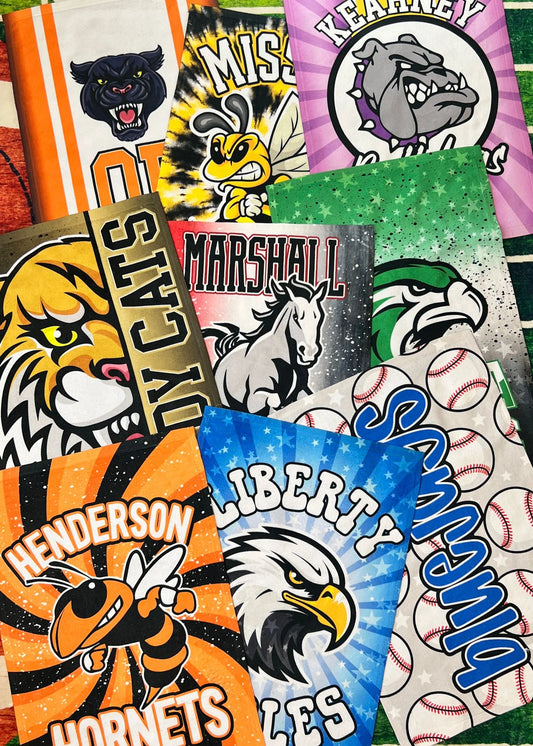 Sample School Spirit Rally Towels
