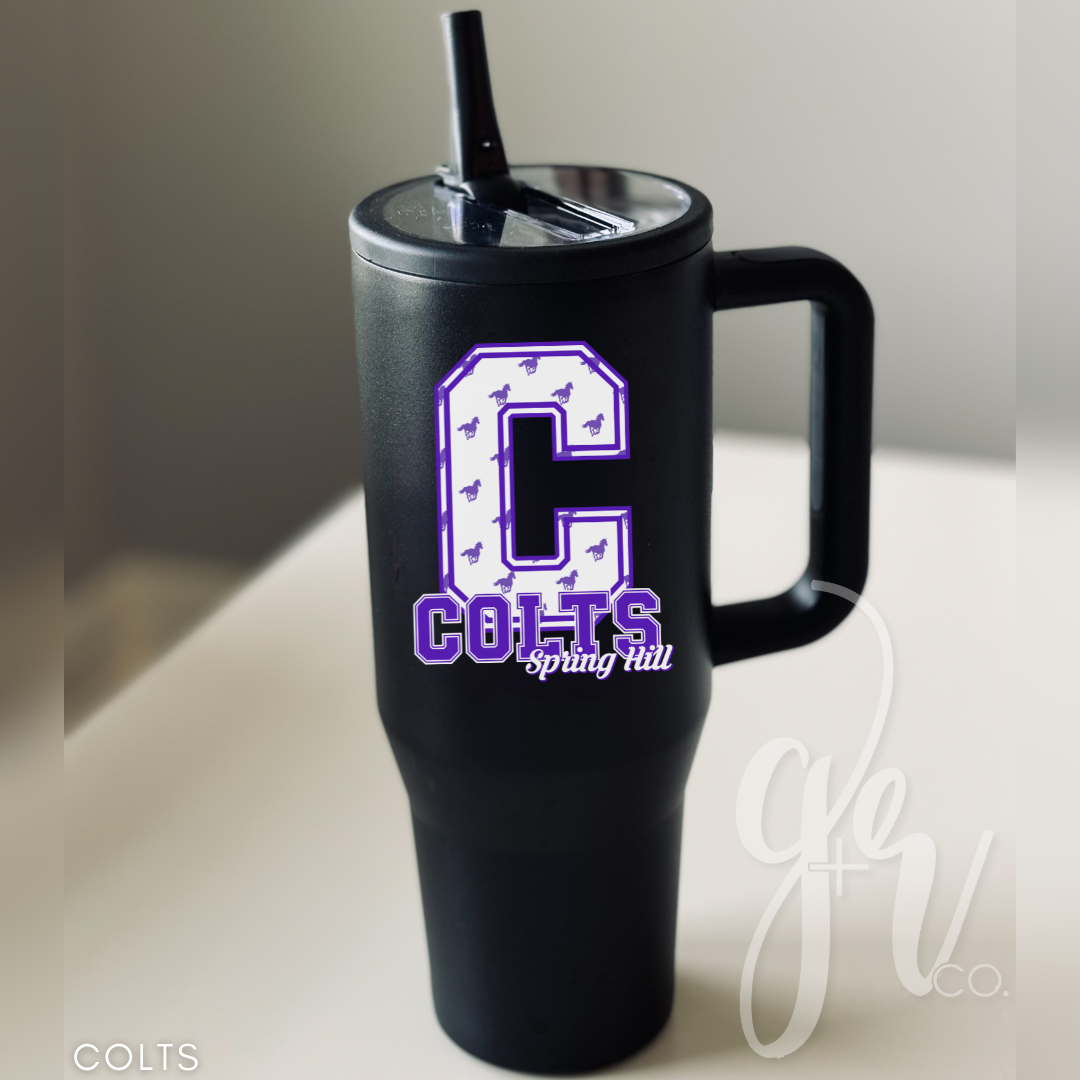 Sample School Spirit 40oz HydroTumblers (Multiple Designs)