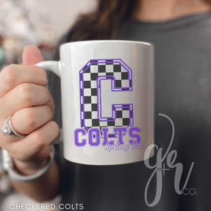Sample School Spirit Ceramic Mugs (Multiple Designs)