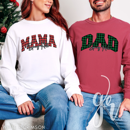 Custom Holiday Names - SHES (Tees+Sweatshirts)