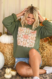 BONUS PRINT - Jack-o-Lantern Daisies (Sweatshirts+Tees)