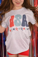 USA Stars Tee (Youth+Adult)