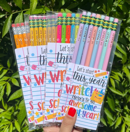 Personalized Pencils