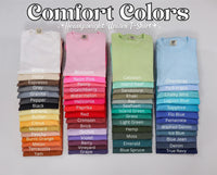 BONUS PRINT - Custom Checkered Comfort Colors Tee