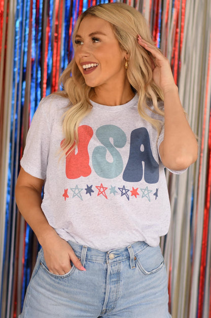 USA Stars Tee (Youth+Adult)