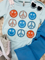 Patriotic Peace Face