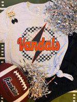 Checkered Bolt Mascot Tees