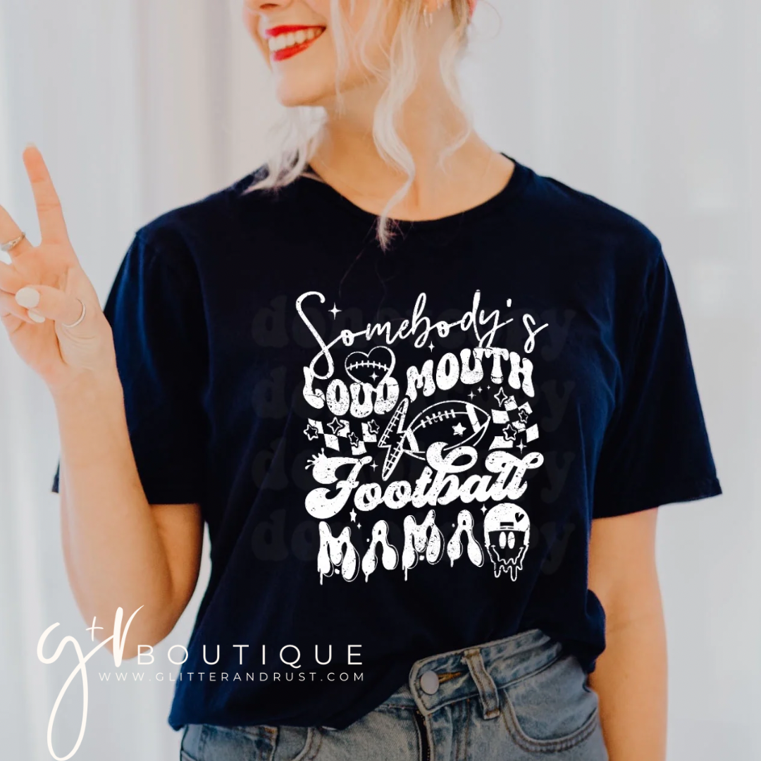 Loud Mouth Football Mama