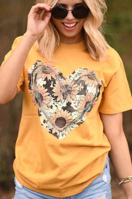 Sunflower Cow Heart