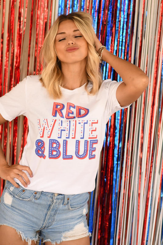 Red White Blue Tee (Youth+Adult)